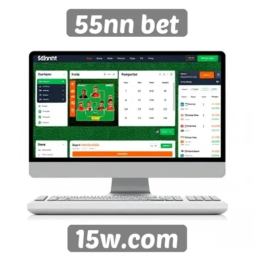 Interface do usuário na plataforma 55nn bet